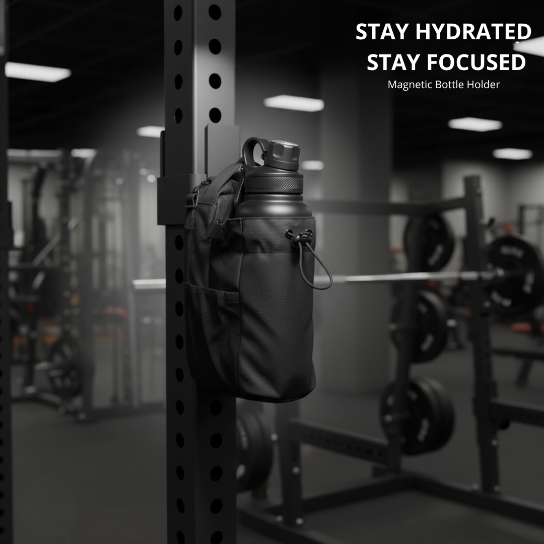 Magnetic Bottle Holder – No More Bending Down at the Gym