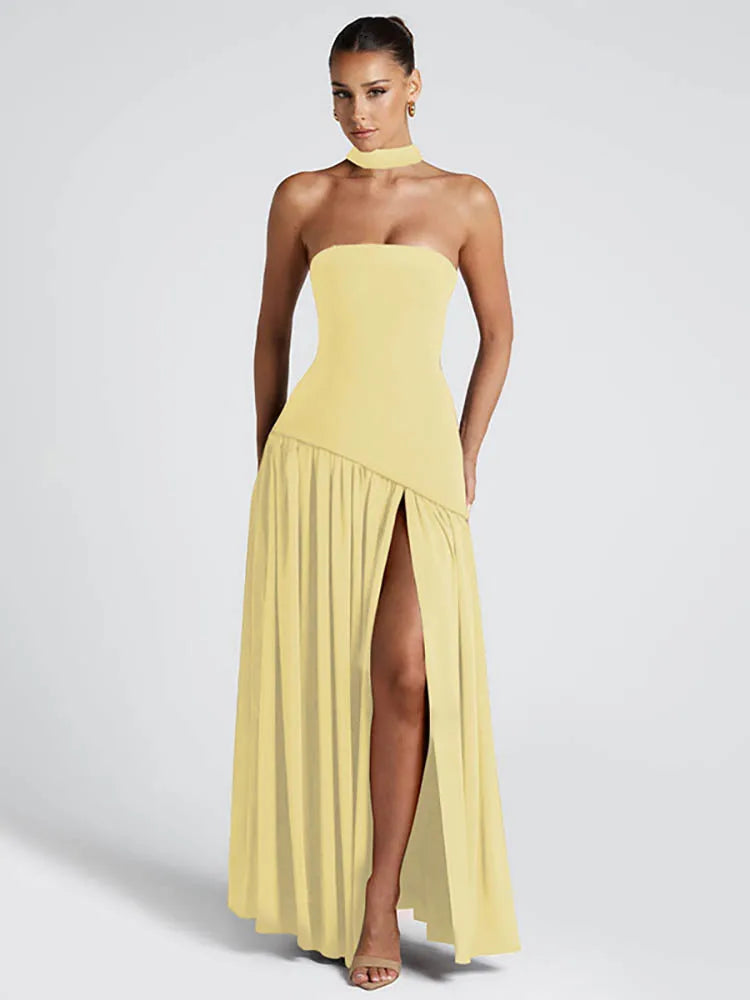 Sophia - Off-Shoulder Maxi Dress